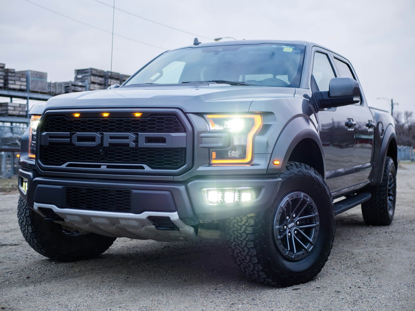 Premium pickup truck detailed and shining