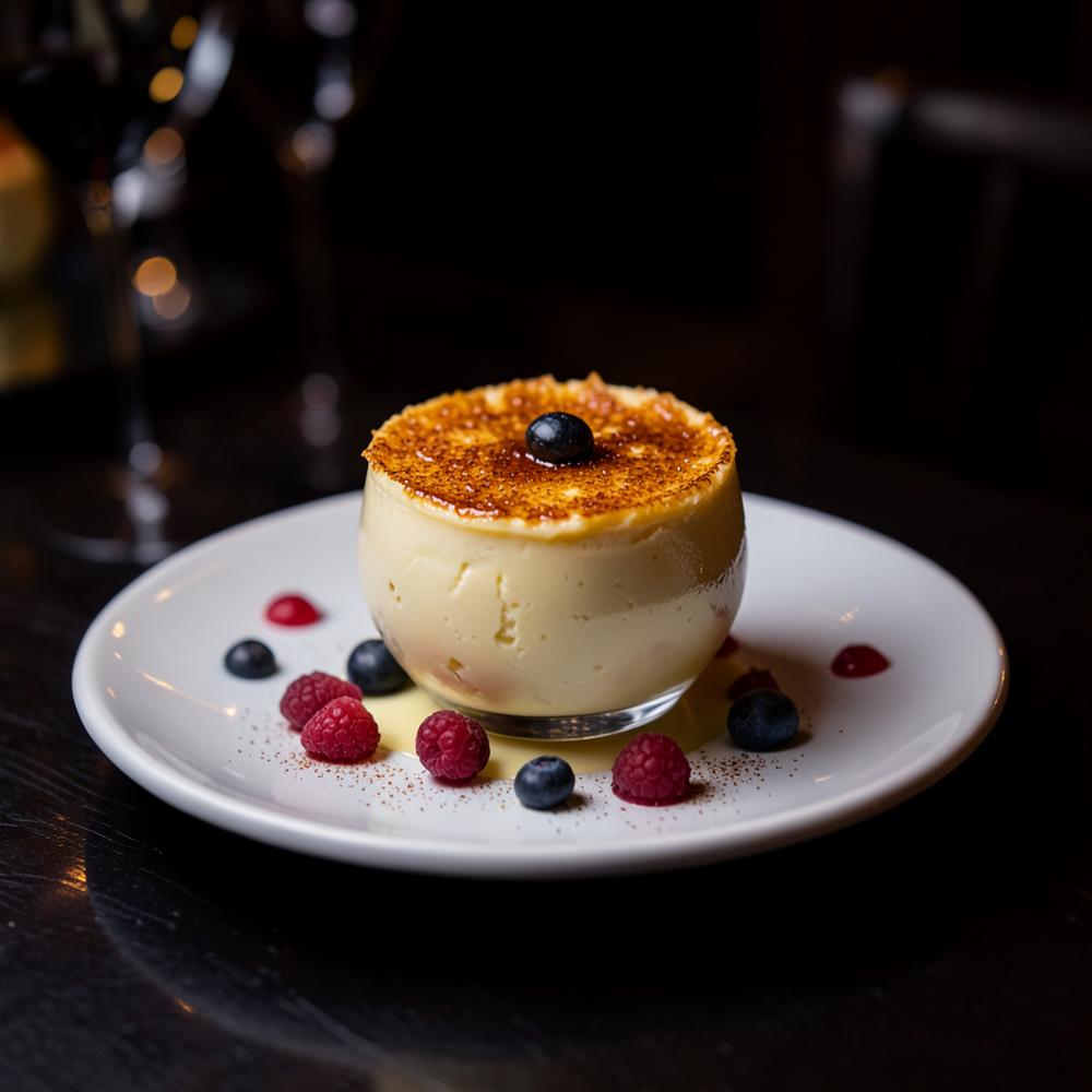 Refined dessert plate